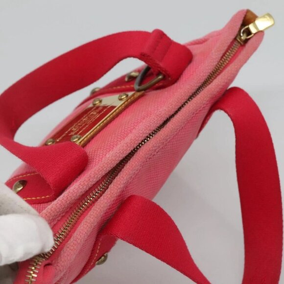LOUIS VUITTON Antigua Cabas PM Hand Bag Rouge Pink - Picture 6 of 16